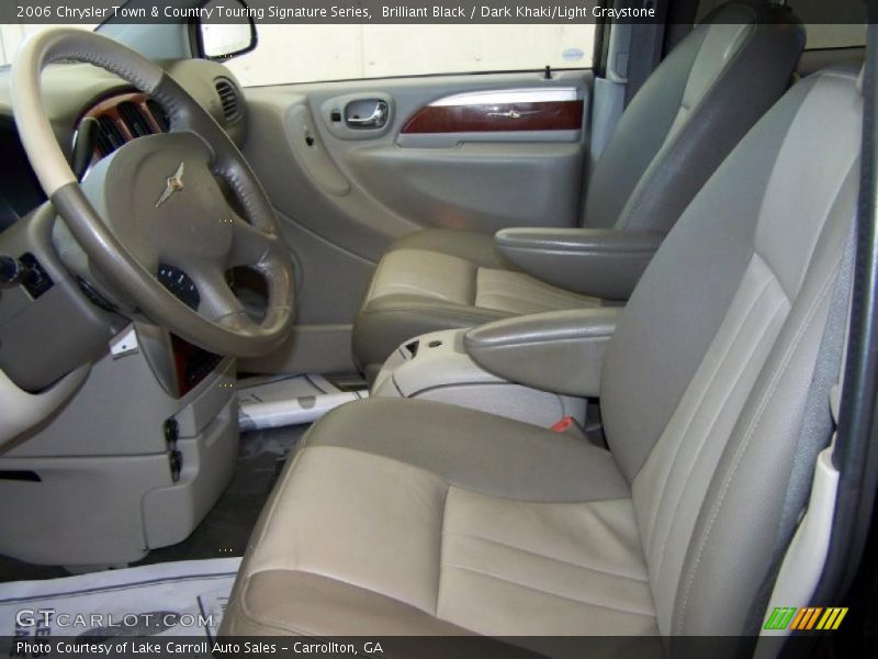 Brilliant Black / Dark Khaki/Light Graystone 2006 Chrysler Town & Country Touring Signature Series