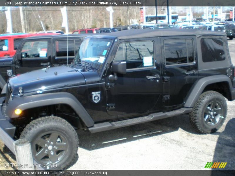 Black / Black 2011 Jeep Wrangler Unlimited Call of Duty: Black Ops Edition 4x4
