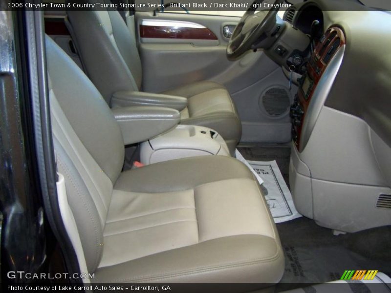 Brilliant Black / Dark Khaki/Light Graystone 2006 Chrysler Town & Country Touring Signature Series