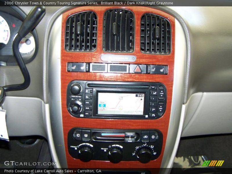 Brilliant Black / Dark Khaki/Light Graystone 2006 Chrysler Town & Country Touring Signature Series