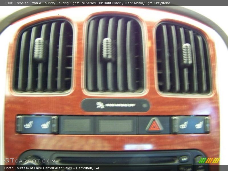 Brilliant Black / Dark Khaki/Light Graystone 2006 Chrysler Town & Country Touring Signature Series