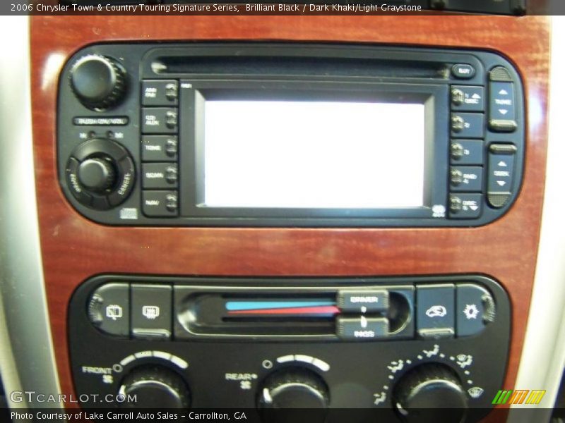 Brilliant Black / Dark Khaki/Light Graystone 2006 Chrysler Town & Country Touring Signature Series