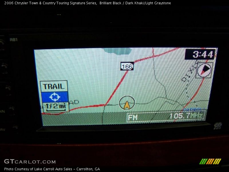 Brilliant Black / Dark Khaki/Light Graystone 2006 Chrysler Town & Country Touring Signature Series