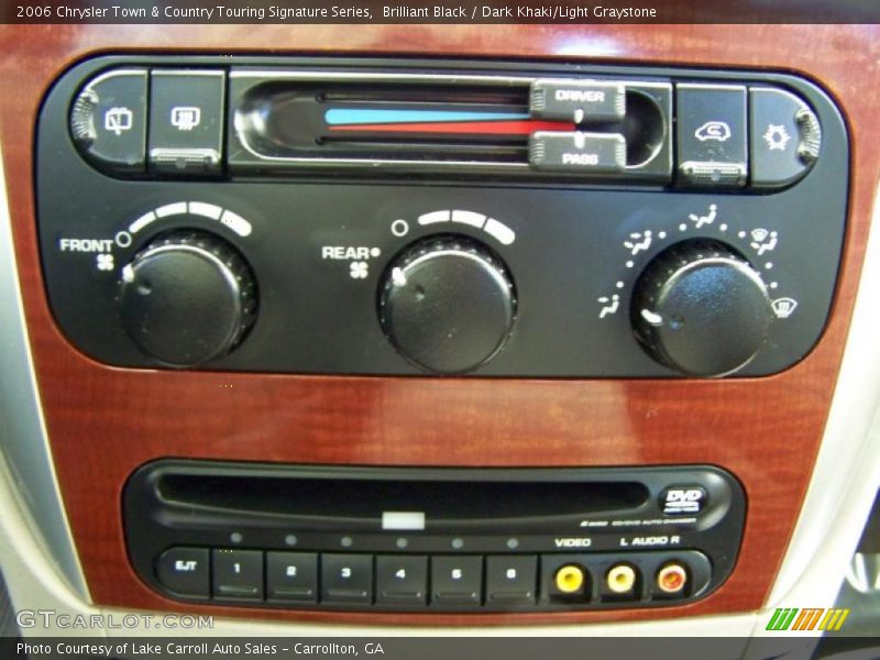 Brilliant Black / Dark Khaki/Light Graystone 2006 Chrysler Town & Country Touring Signature Series