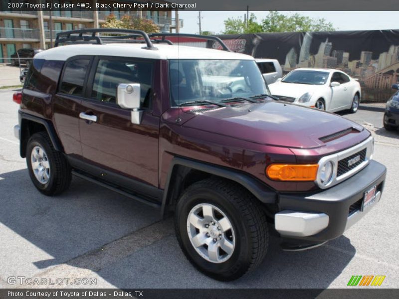 Black Cherry Pearl / Dark Charcoal 2007 Toyota FJ Cruiser 4WD
