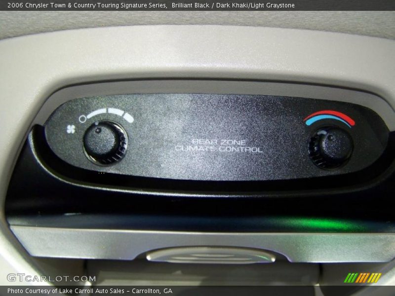 Brilliant Black / Dark Khaki/Light Graystone 2006 Chrysler Town & Country Touring Signature Series