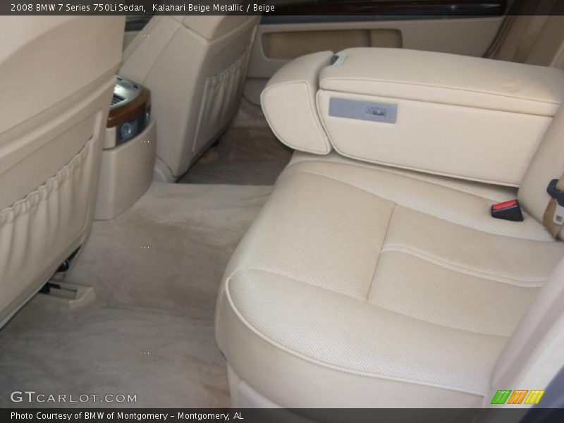 Kalahari Beige Metallic / Beige 2008 BMW 7 Series 750Li Sedan