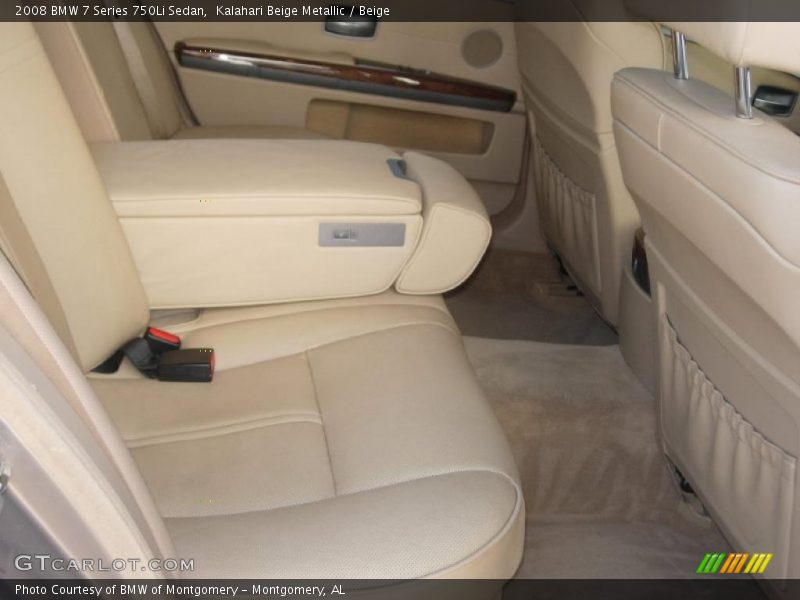 Kalahari Beige Metallic / Beige 2008 BMW 7 Series 750Li Sedan