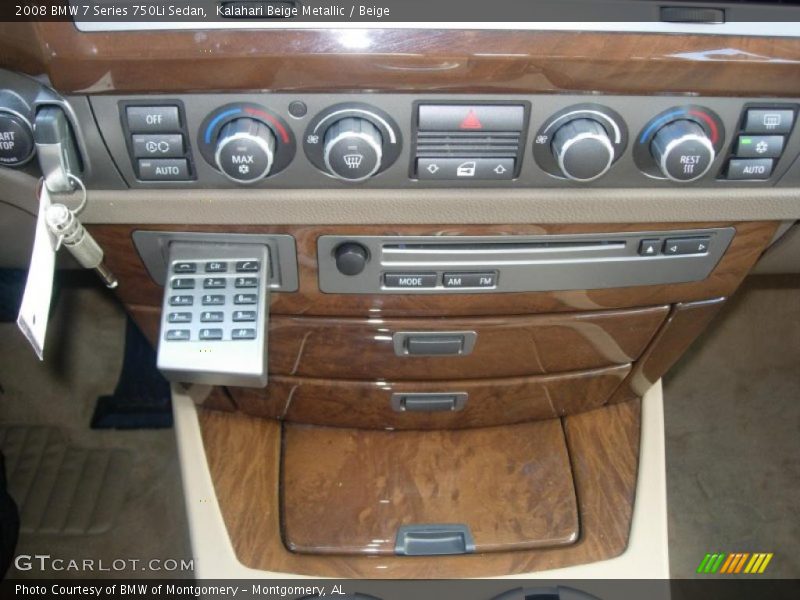 Kalahari Beige Metallic / Beige 2008 BMW 7 Series 750Li Sedan