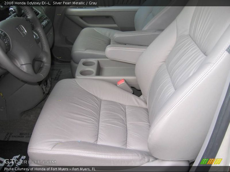 Silver Pearl Metallic / Gray 2008 Honda Odyssey EX-L