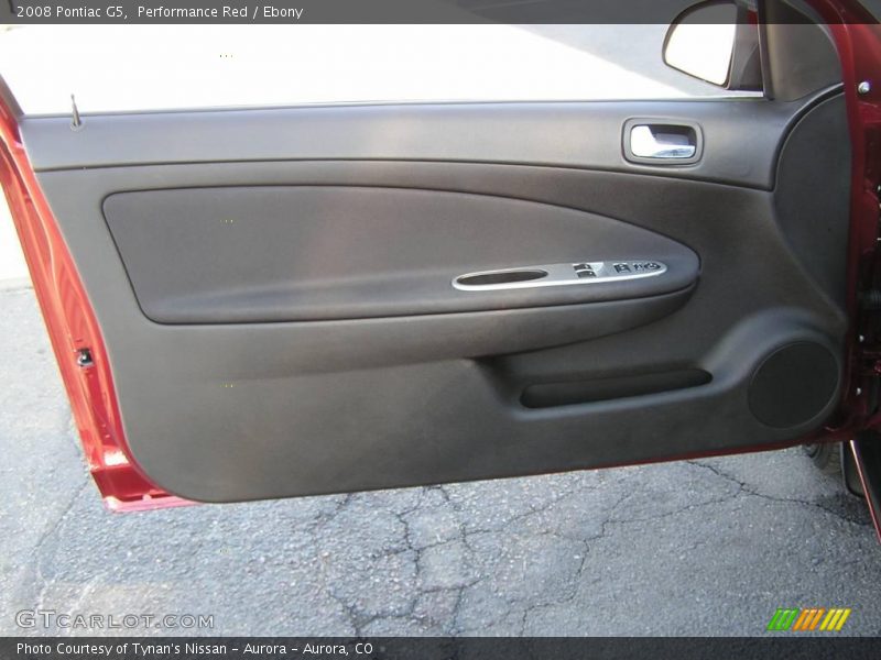 Performance Red / Ebony 2008 Pontiac G5