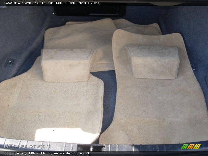 Kalahari Beige Metallic / Beige 2008 BMW 7 Series 750Li Sedan