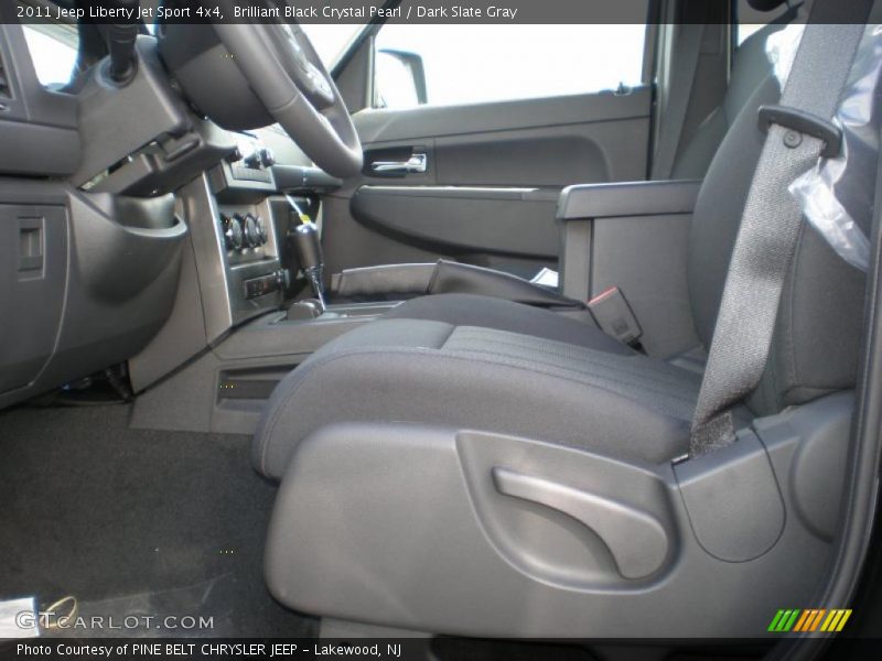 Brilliant Black Crystal Pearl / Dark Slate Gray 2011 Jeep Liberty Jet Sport 4x4