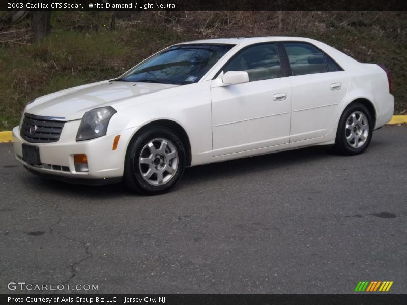 White Diamond / Light Neutral 2003 Cadillac CTS Sedan
