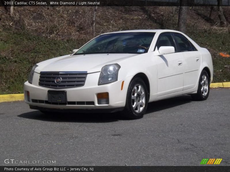 White Diamond / Light Neutral 2003 Cadillac CTS Sedan