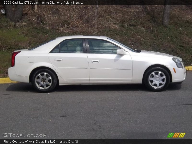 White Diamond / Light Neutral 2003 Cadillac CTS Sedan