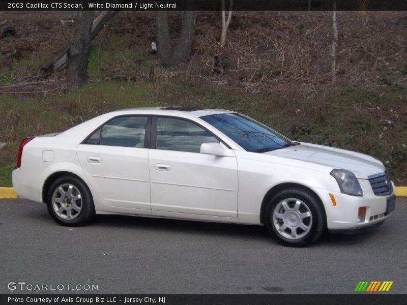 White Diamond / Light Neutral 2003 Cadillac CTS Sedan