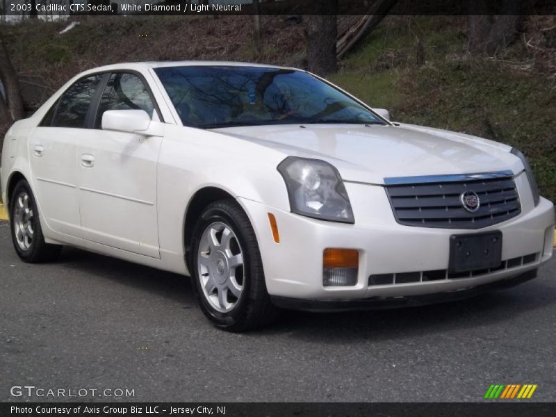 White Diamond / Light Neutral 2003 Cadillac CTS Sedan