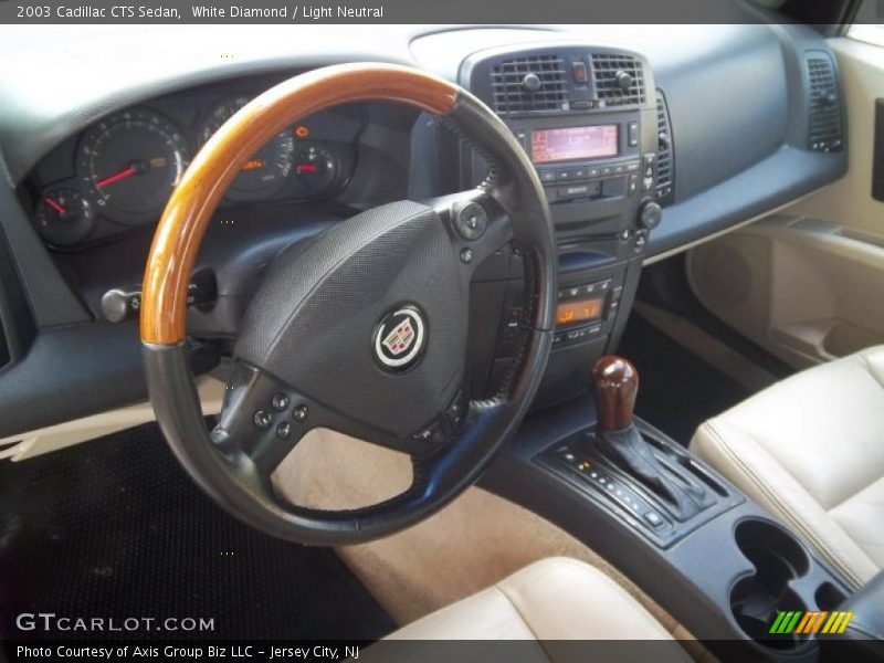 White Diamond / Light Neutral 2003 Cadillac CTS Sedan
