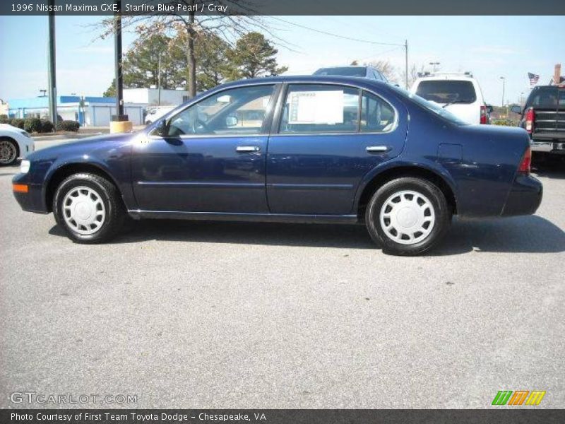 Starfire Blue Pearl / Gray 1996 Nissan Maxima GXE