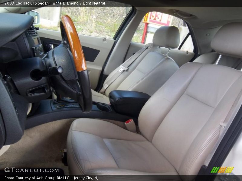 White Diamond / Light Neutral 2003 Cadillac CTS Sedan