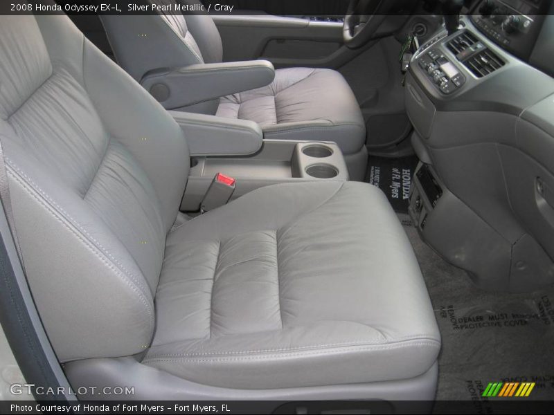 Silver Pearl Metallic / Gray 2008 Honda Odyssey EX-L
