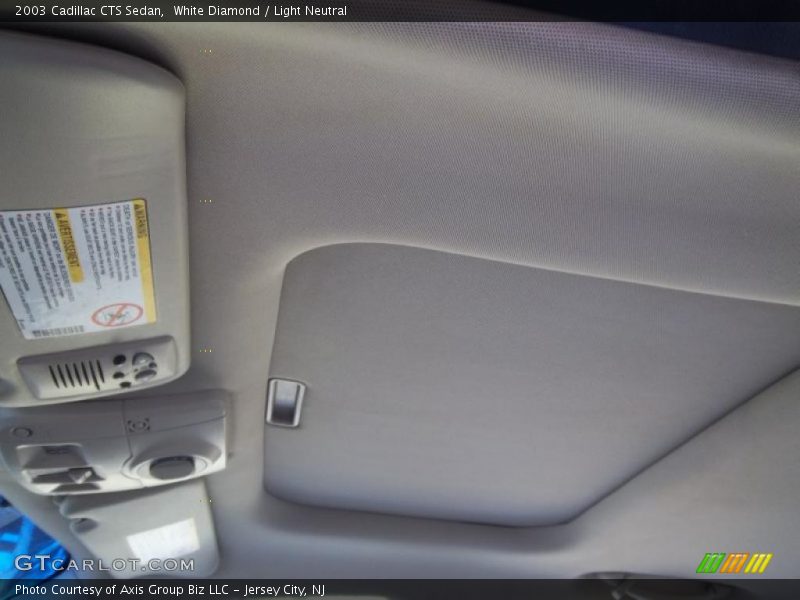 White Diamond / Light Neutral 2003 Cadillac CTS Sedan