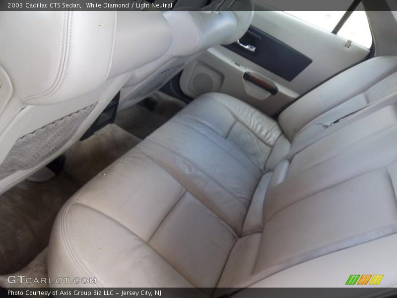 White Diamond / Light Neutral 2003 Cadillac CTS Sedan