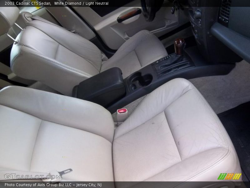 White Diamond / Light Neutral 2003 Cadillac CTS Sedan