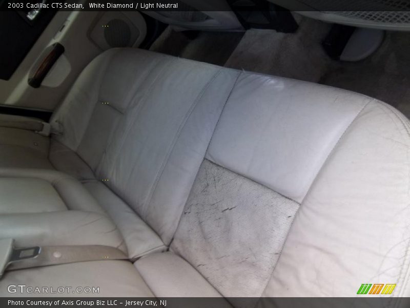 White Diamond / Light Neutral 2003 Cadillac CTS Sedan
