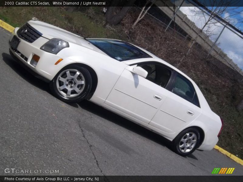 White Diamond / Light Neutral 2003 Cadillac CTS Sedan