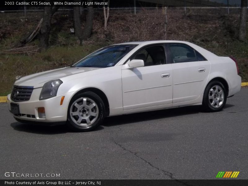 White Diamond / Light Neutral 2003 Cadillac CTS Sedan