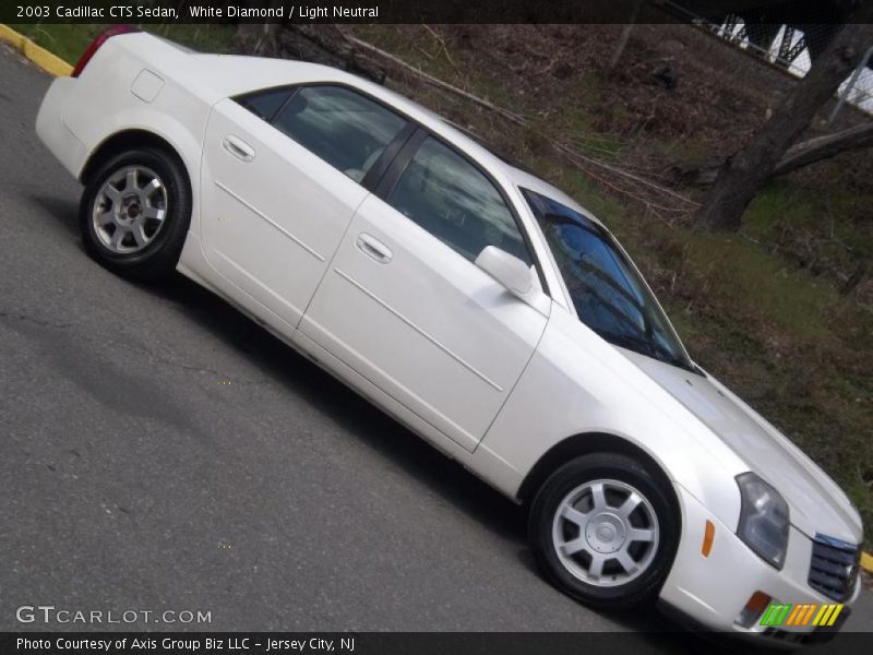 White Diamond / Light Neutral 2003 Cadillac CTS Sedan