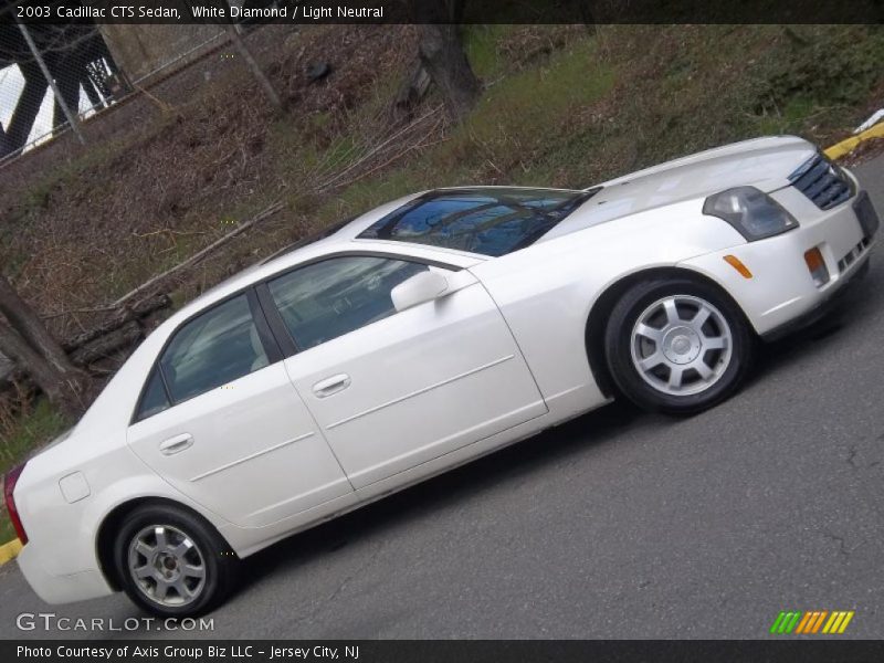White Diamond / Light Neutral 2003 Cadillac CTS Sedan
