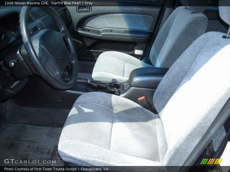 Starfire Blue Pearl / Gray 1996 Nissan Maxima GXE