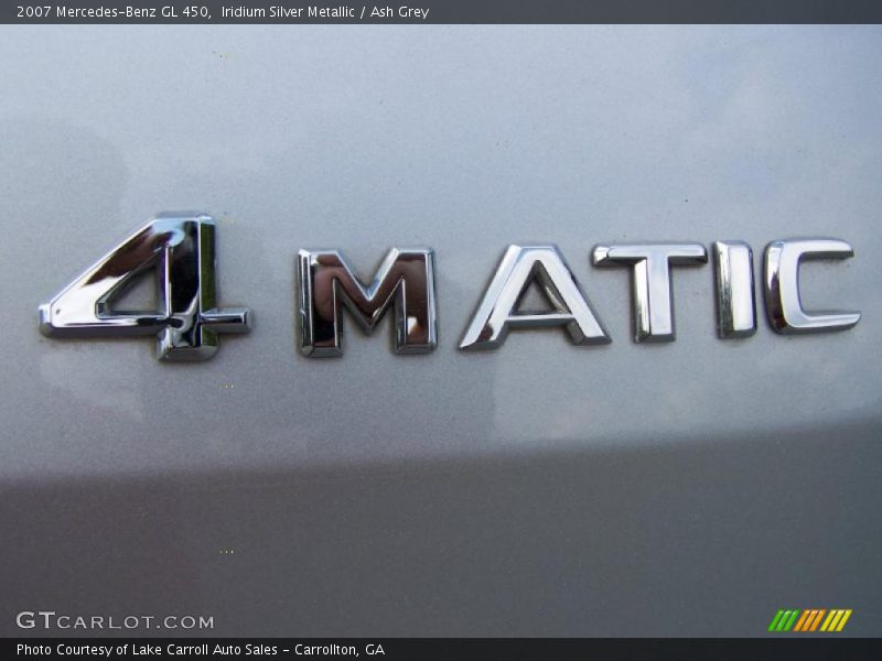 Iridium Silver Metallic / Ash Grey 2007 Mercedes-Benz GL 450