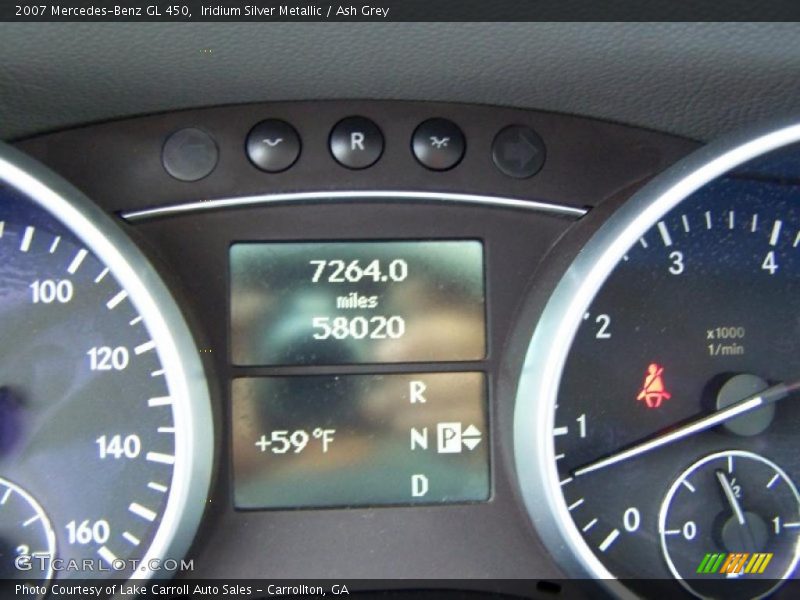 Iridium Silver Metallic / Ash Grey 2007 Mercedes-Benz GL 450