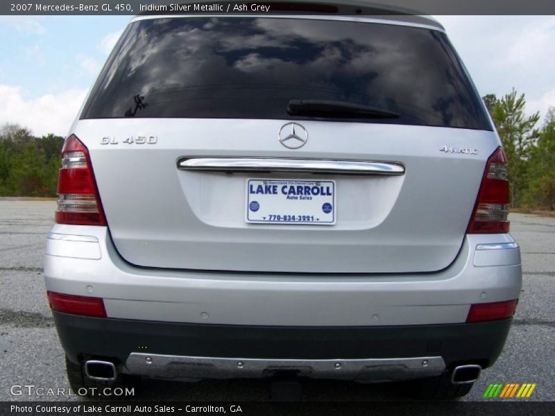 Iridium Silver Metallic / Ash Grey 2007 Mercedes-Benz GL 450