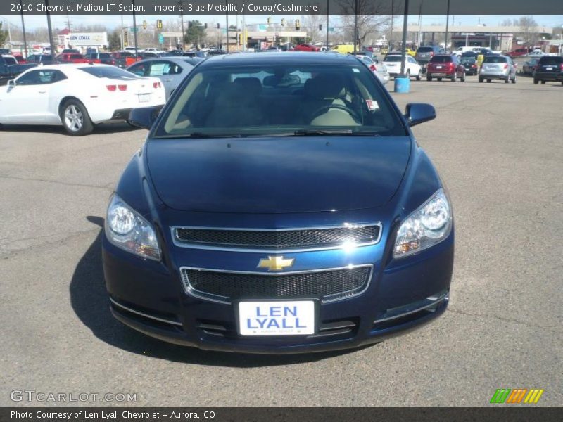 Imperial Blue Metallic / Cocoa/Cashmere 2010 Chevrolet Malibu LT Sedan