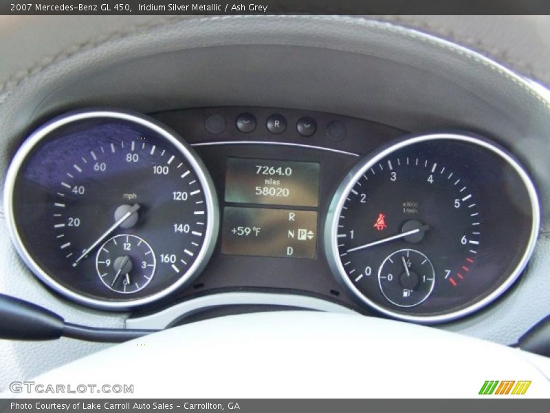 Iridium Silver Metallic / Ash Grey 2007 Mercedes-Benz GL 450