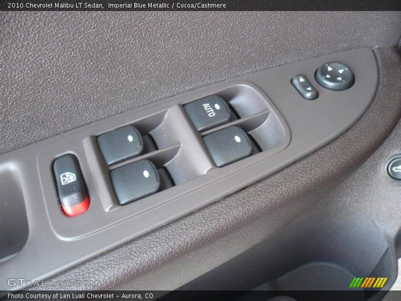 Imperial Blue Metallic / Cocoa/Cashmere 2010 Chevrolet Malibu LT Sedan