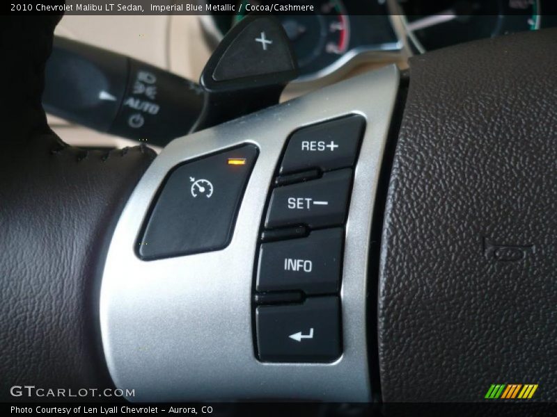 Imperial Blue Metallic / Cocoa/Cashmere 2010 Chevrolet Malibu LT Sedan