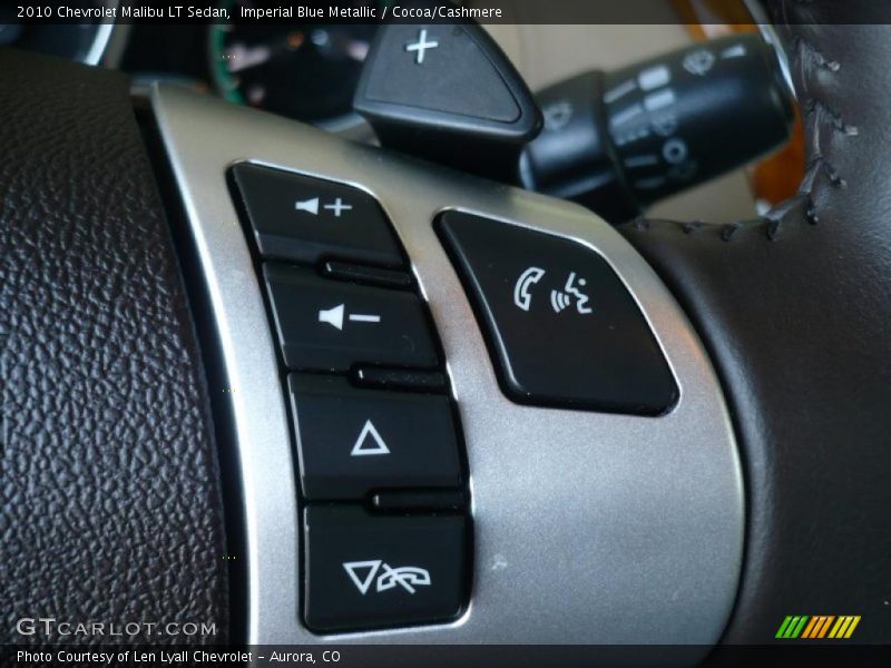 Imperial Blue Metallic / Cocoa/Cashmere 2010 Chevrolet Malibu LT Sedan