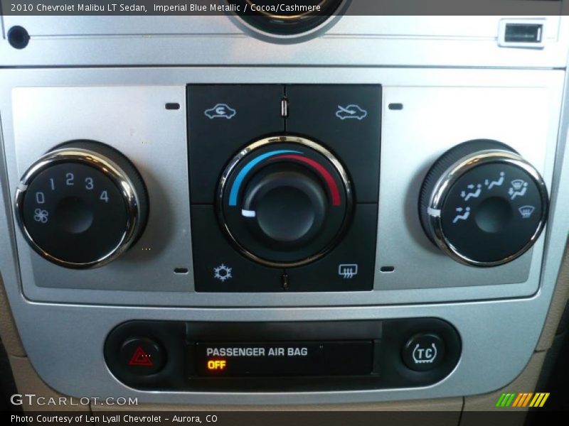 Imperial Blue Metallic / Cocoa/Cashmere 2010 Chevrolet Malibu LT Sedan