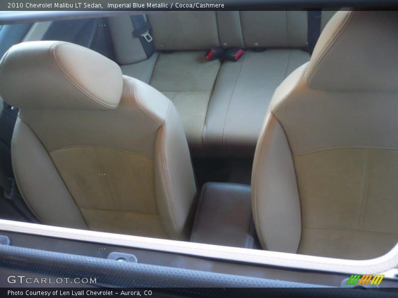 Imperial Blue Metallic / Cocoa/Cashmere 2010 Chevrolet Malibu LT Sedan