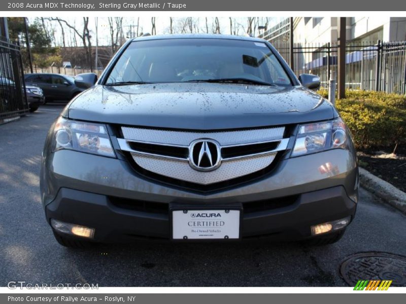 Sterling Gray Metallic / Taupe 2008 Acura MDX Technology