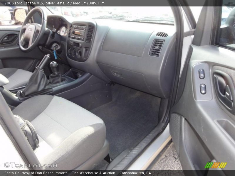 Silver Metallic / Medium/Dark Flint 2006 Ford Escape XLS