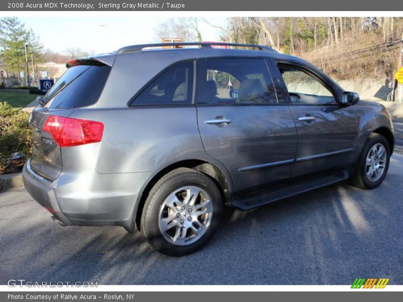 Sterling Gray Metallic / Taupe 2008 Acura MDX Technology
