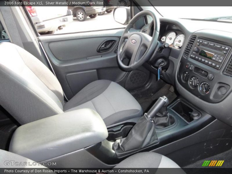 Silver Metallic / Medium/Dark Flint 2006 Ford Escape XLS