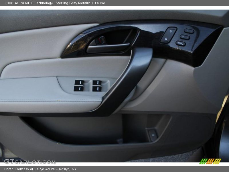 Sterling Gray Metallic / Taupe 2008 Acura MDX Technology